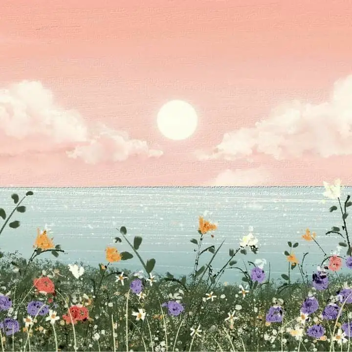 Tô Màu Hoa 5 Cánh Rực Rỡ Sắc Màu 40