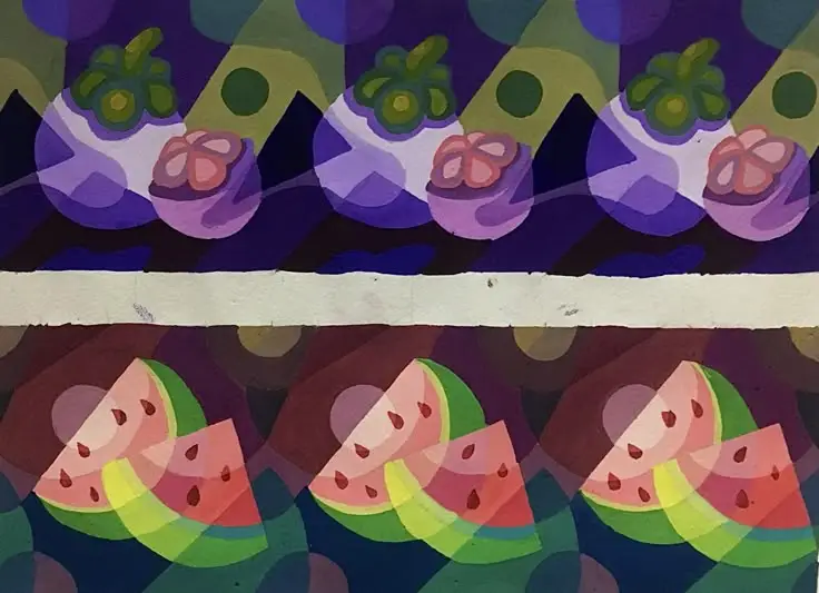 Tô Màu Hoa 5 Cánh Rực Rỡ Sắc Màu 62