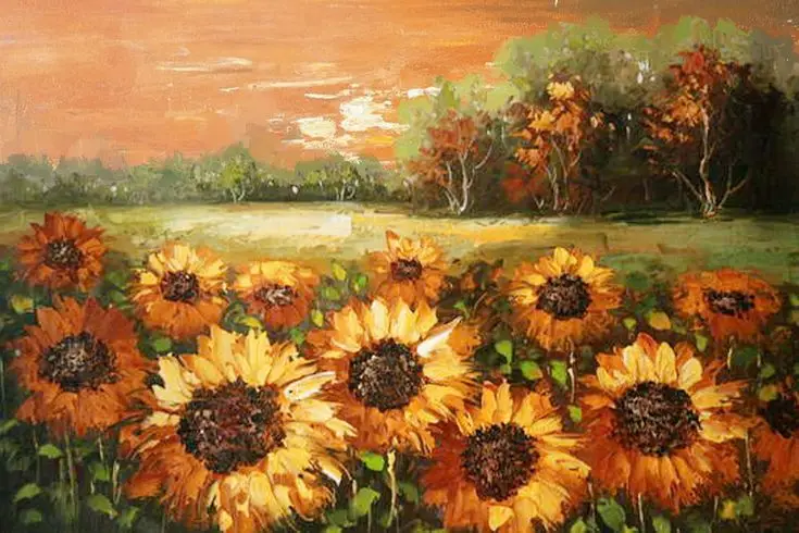 Tô màu hoa hướng dương tươi sáng cho trẻ nhỏ 32