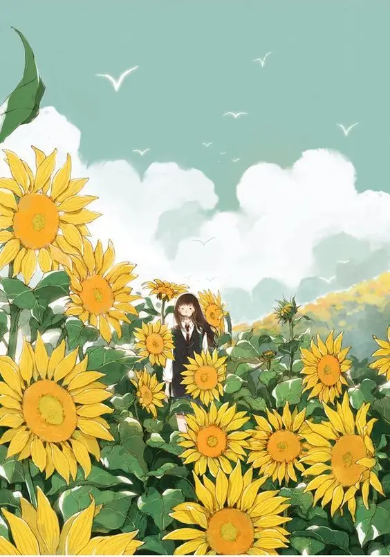 Tô màu hoa hướng dương tươi sáng cho trẻ nhỏ 43