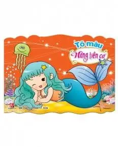 Tô Màu Nàng Tiên Cá Chibi Dễ Thương 25