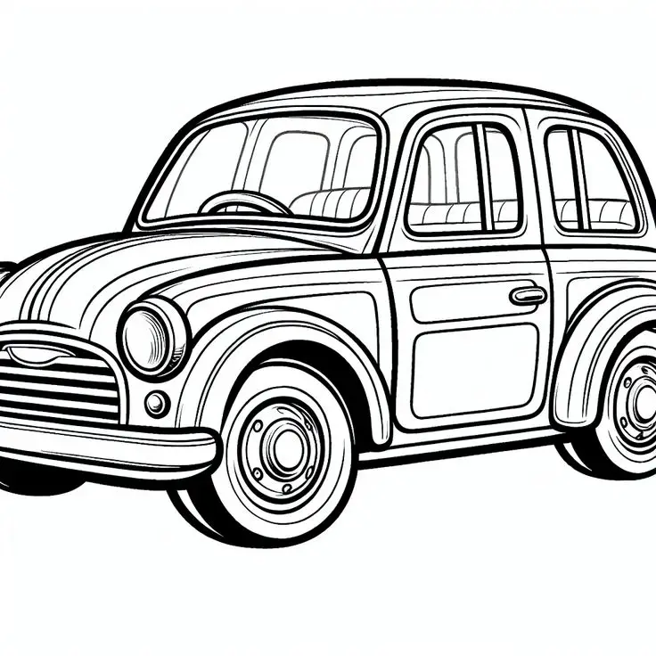 Tô Màu Ô Tô Cảnh Sát - Hỗ Trợ Phát Triển Tư Duy 23