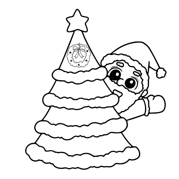 Tô Màu Ông Già Noel Hấp Dẫn Cho Trẻ Em 2