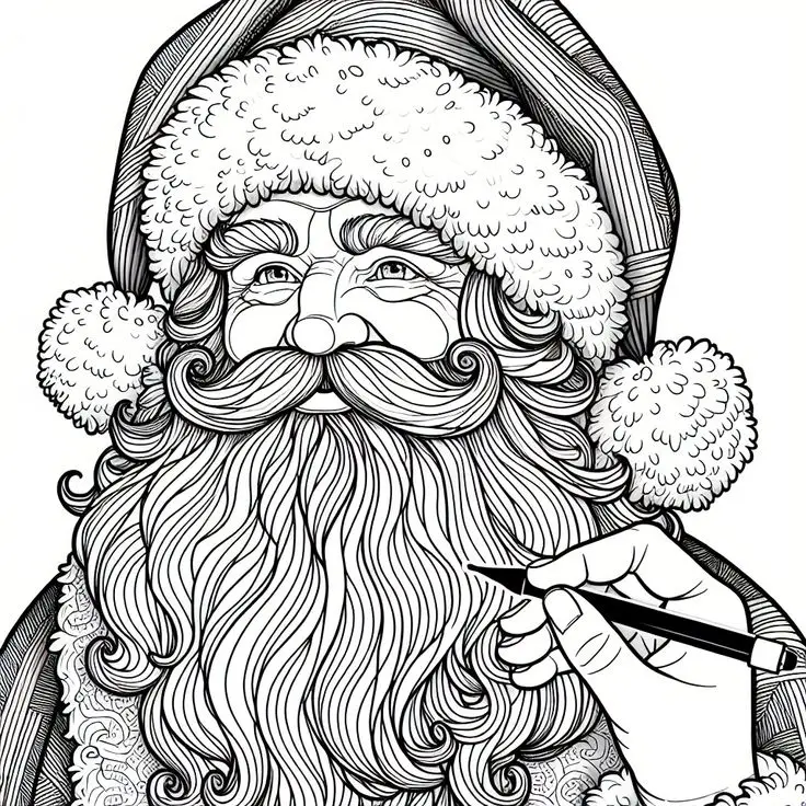 Tô Màu Ông Già Noel Hấp Dẫn Cho Trẻ Em 5