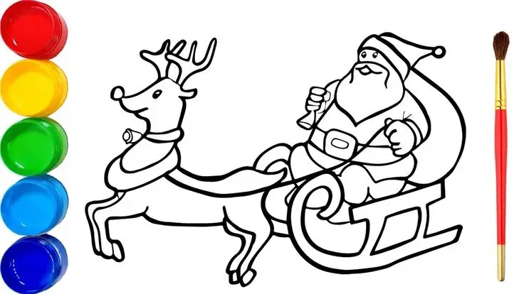 Tô Màu Ông Già Noel Hấp Dẫn Cho Trẻ Em 14