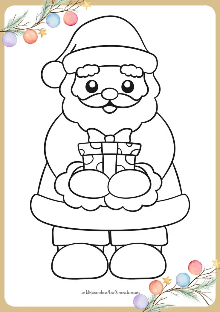 Tô Màu Ông Già Noel Hấp Dẫn Cho Trẻ Em 17