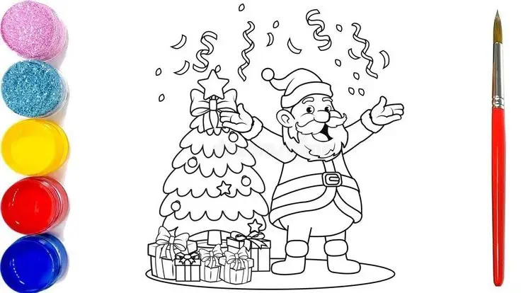 Tô Màu Ông Già Noel Hấp Dẫn Cho Trẻ Em 19