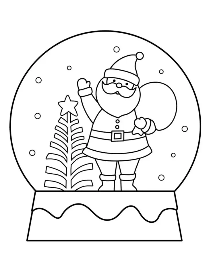 Tô Màu Ông Già Noel Hấp Dẫn Cho Trẻ Em 20