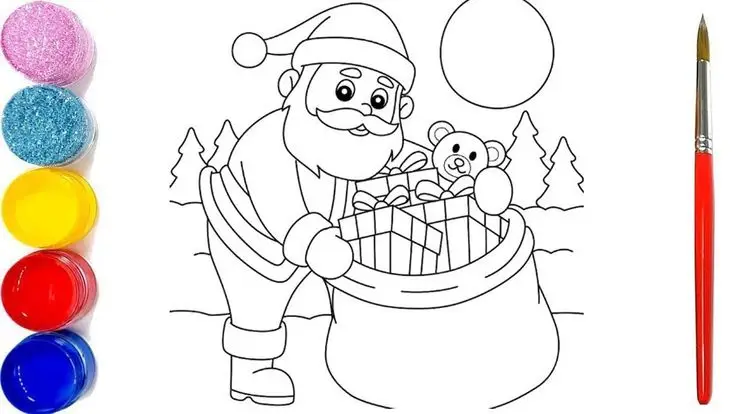 Tô Màu Ông Già Noel Hấp Dẫn Cho Trẻ Em 24