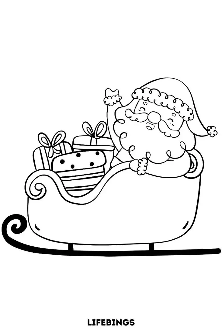 Tô Màu Ông Già Noel Hấp Dẫn Cho Trẻ Em 25