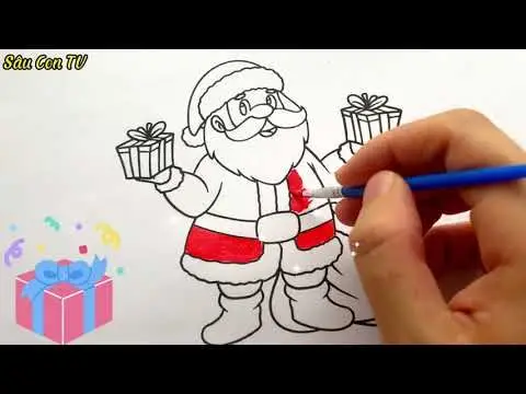 Tô Màu Ông Già Noel Hấp Dẫn Cho Trẻ Em 35
