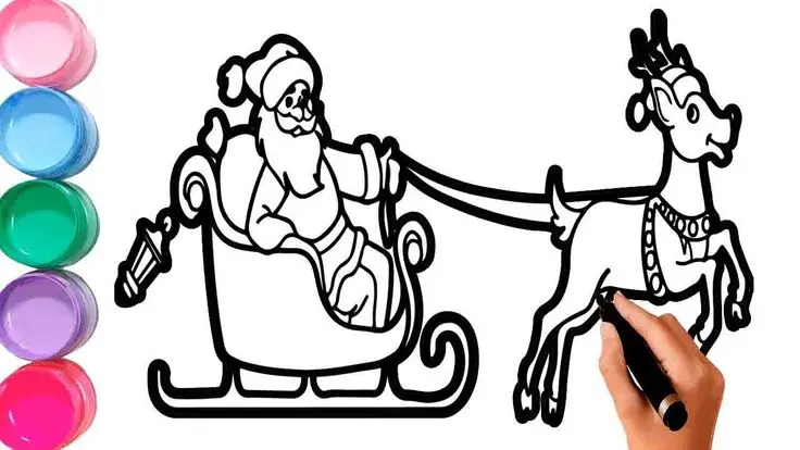 Tô Màu Ông Già Noel Hấp Dẫn Cho Trẻ Em 40