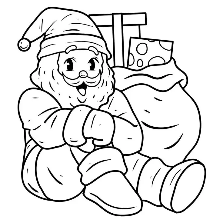 Tô Màu Ông Già Noel Hấp Dẫn Cho Trẻ Em 68