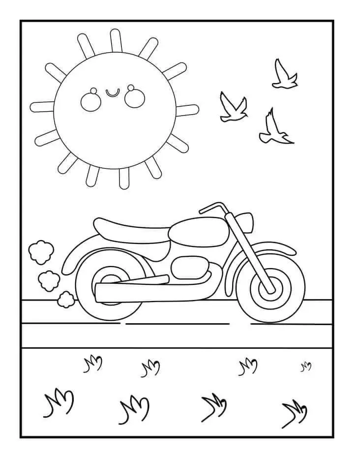 Tô Màu Phương Tiện Giao Thông: Hình Ảnh Đầy Màu Sắc Cho Bé 2