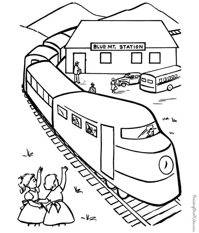 Tô Màu Phương Tiện Giao Thông: Hình Ảnh Đầy Màu Sắc Cho Bé 3