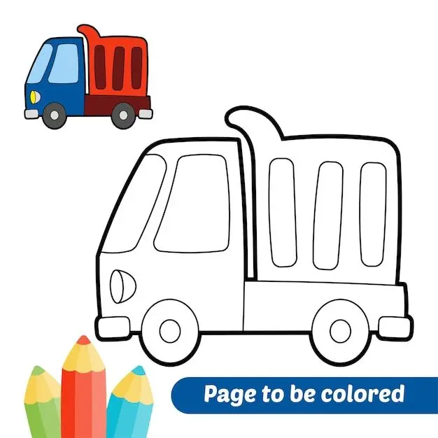 Tô Màu Phương Tiện Giao Thông: Hình Ảnh Đầy Màu Sắc Cho Bé 44