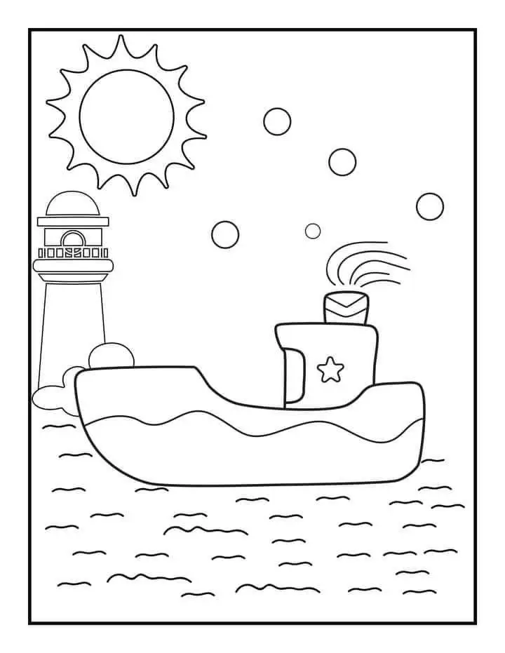 Tô Màu Phương Tiện Giao Thông: Hình Ảnh Đầy Màu Sắc Cho Bé 67