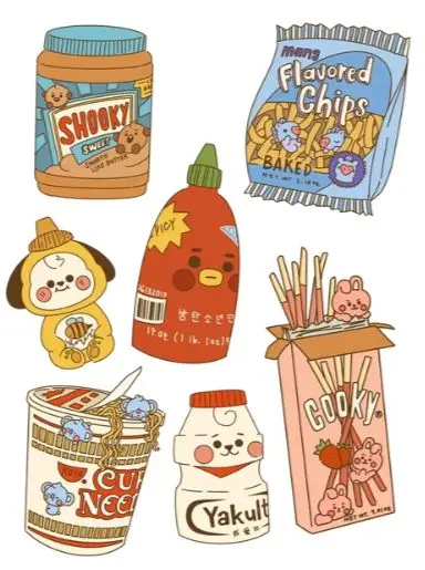 Tô Màu Sticker Đồ Ăn - Gợi Ý Hình Ảnh Độc Đáo 21