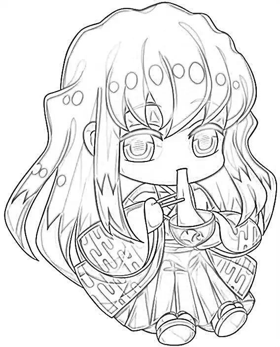 Tô màu thanh gươm diệt quỷ – Hình ảnh hành động hấp dẫn 4