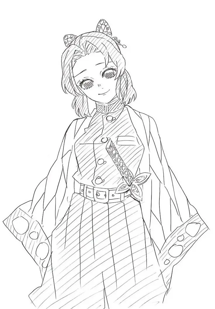 Tô màu thanh gươm diệt quỷ – Hình ảnh hành động hấp dẫn 22