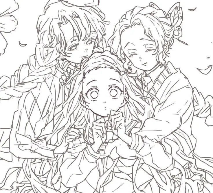 Tô màu thanh gươm diệt quỷ – Hình ảnh hành động hấp dẫn 29