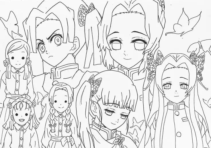 Tô màu thanh gươm diệt quỷ – Hình ảnh hành động hấp dẫn 32