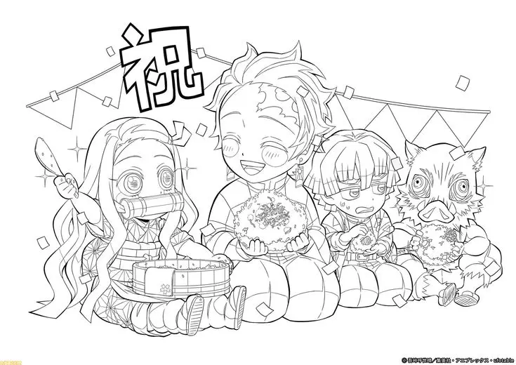 Tô màu thanh gươm diệt quỷ – Hình ảnh hành động hấp dẫn 38