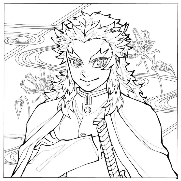 Tô màu thanh gươm diệt quỷ – Hình ảnh hành động hấp dẫn 65