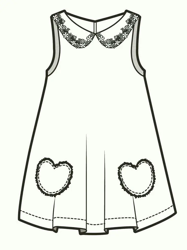 Tô Màu Váy Bé Gái Tuyệt Xinh 18