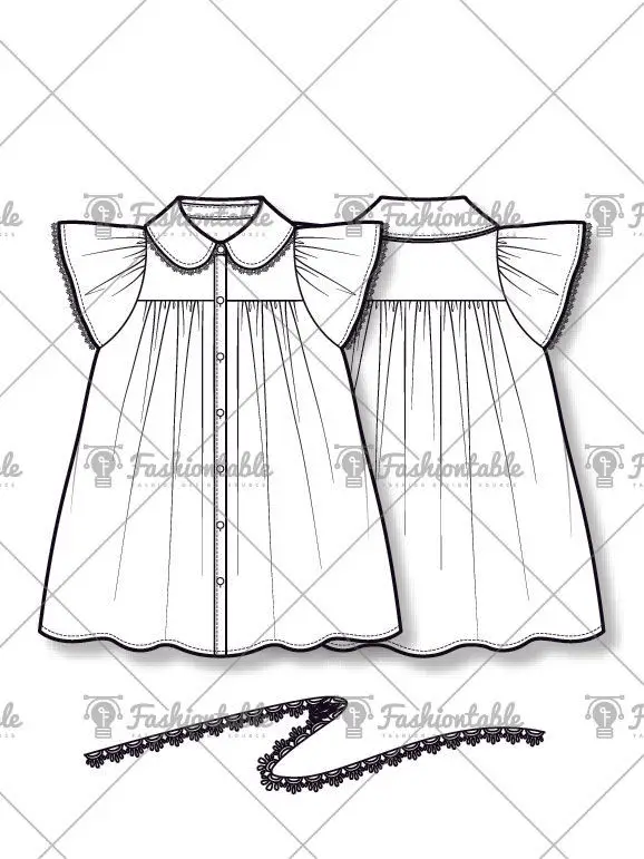 Tô Màu Váy Bé Gái Tuyệt Xinh 36