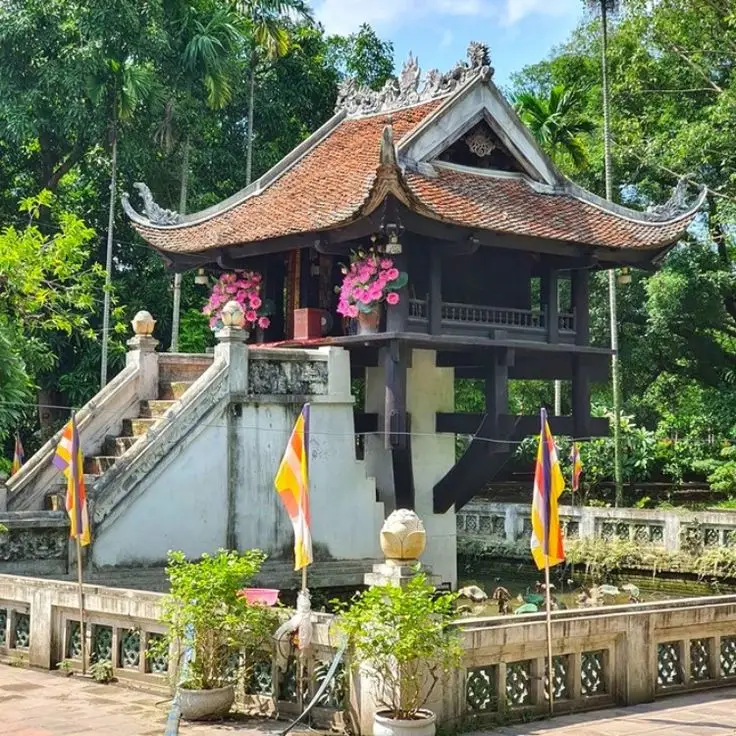 Tô Màu Vẽ Chùa Một Cột - Đặc Sắc Văn Hóa Việt 61