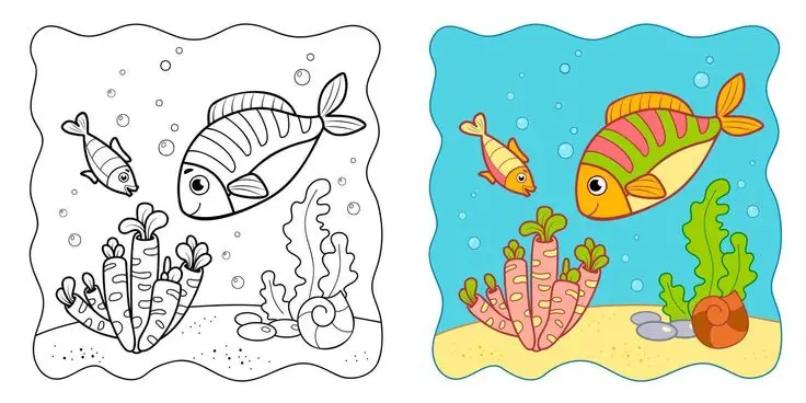 Tô Màu Vẽ Con Cá - Sáng Tạo Một Thế Giới Dưới Nước 29