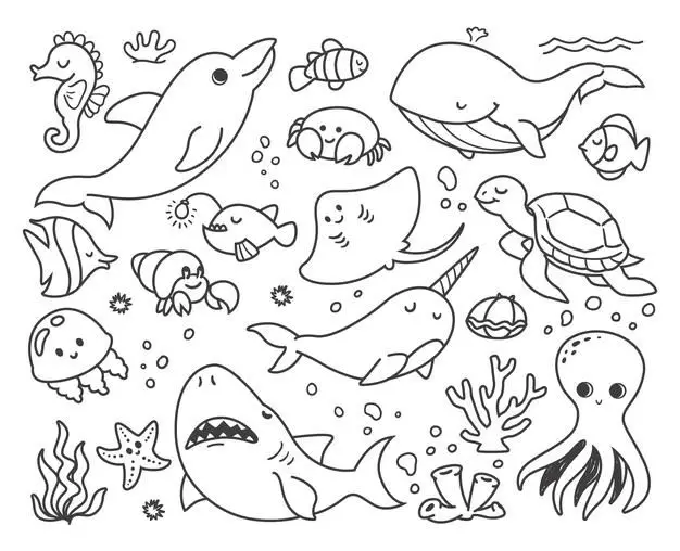 Tô Màu Vẽ Con Cá - Sáng Tạo Một Thế Giới Dưới Nước 63