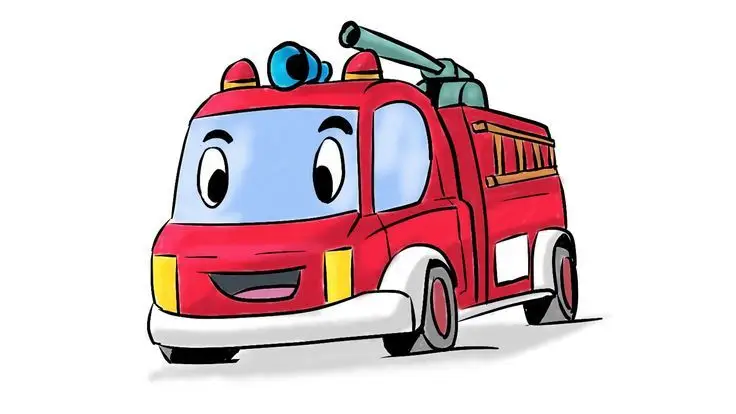 Tô Màu Xe Cứu Hỏa Kích Thích Sáng Tạo 20