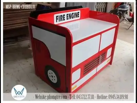 Tô Màu Xe Cứu Hỏa Kích Thích Sáng Tạo 57