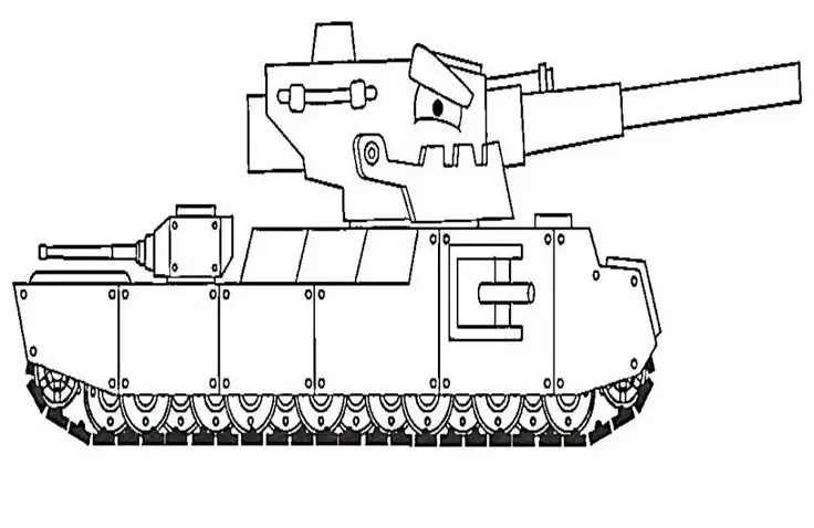 Tô Màu Xe Tăng Quái Vật Hấp Dẫn 1