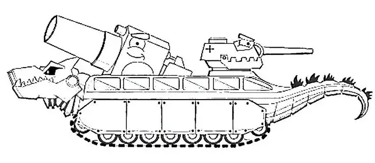 Tô Màu Xe Tăng Quái Vật Hấp Dẫn 23