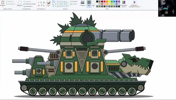 Tô Màu Xe Tăng Quái Vật Hấp Dẫn 66