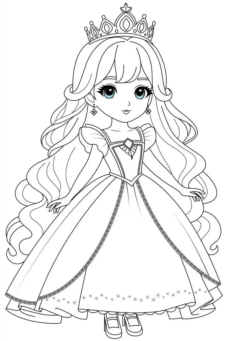 Tranh Công Chúa Tô Màu - Mơ Ước Đến Thế Giới Diệu Kỳ 18