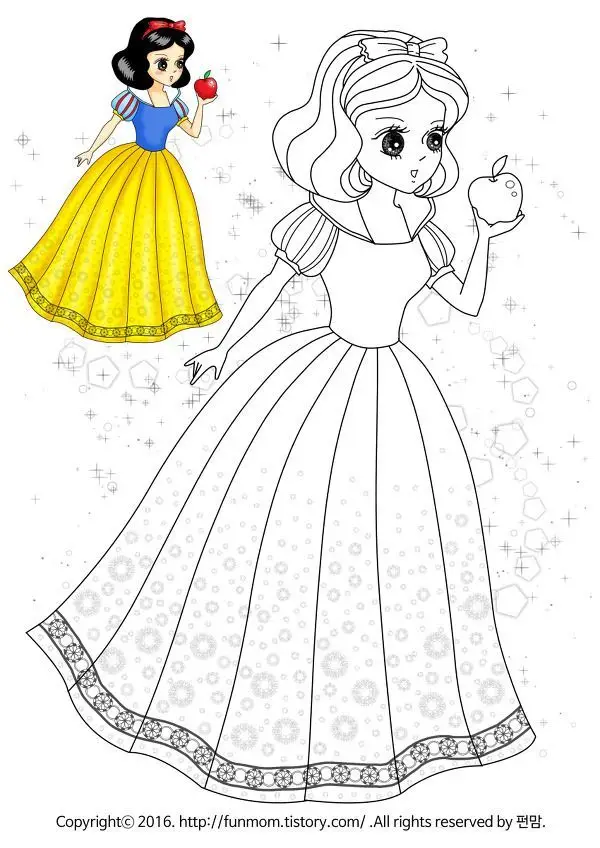 Tranh Công Chúa Tô Màu - Mơ Ước Đến Thế Giới Diệu Kỳ 57