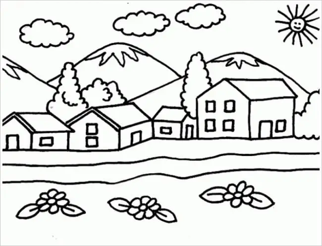 Tranh Phong Cảnh Tô Màu - Khám Phá Thiên Nhiên Qua Nghệ Thuật Tô Màu 26