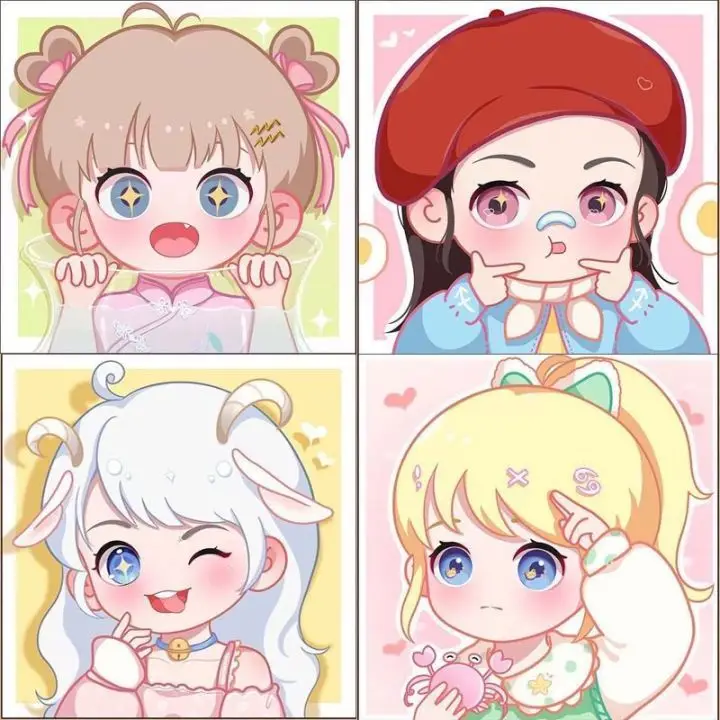 Tranh tô màu 12 cung hoàng đạo sắc màu 55