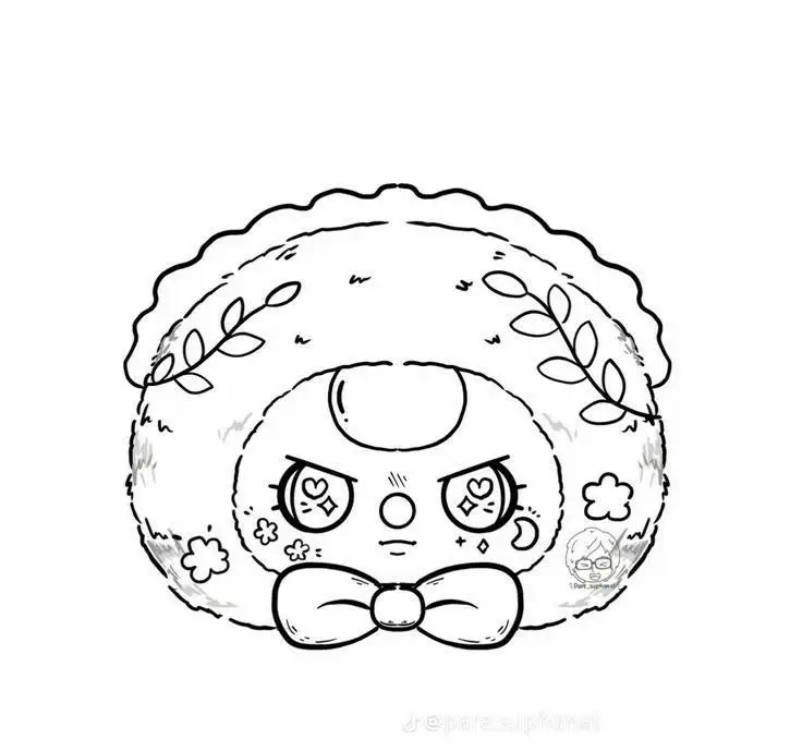 Tranh Tô Màu 12 Cung Hoàng Đạo Nữ Chibi Dễ Thương 23