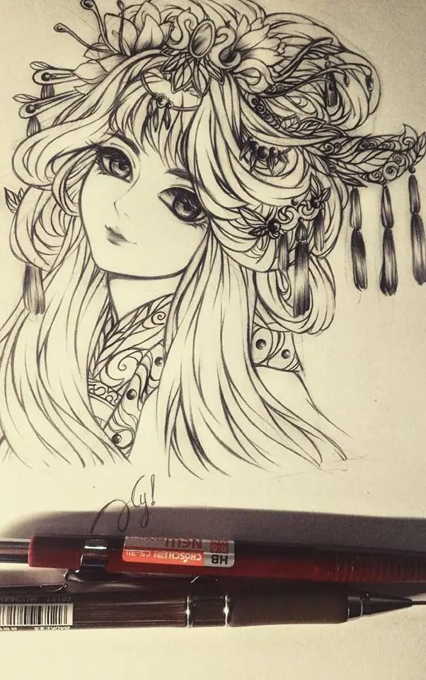 Tranh Tô Màu 12 Cung Hoàng Đạo Nữ Chibi Dễ Thương 58