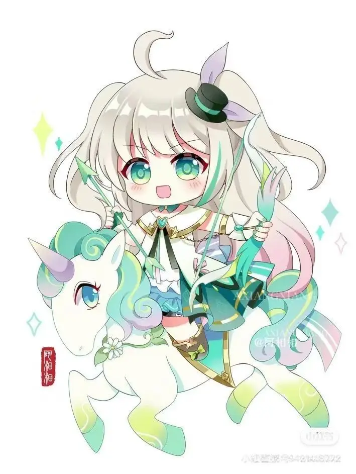 Tranh Tô Màu 12 Cung Hoàng Đạo Nữ Chibi Dễ Thương 61