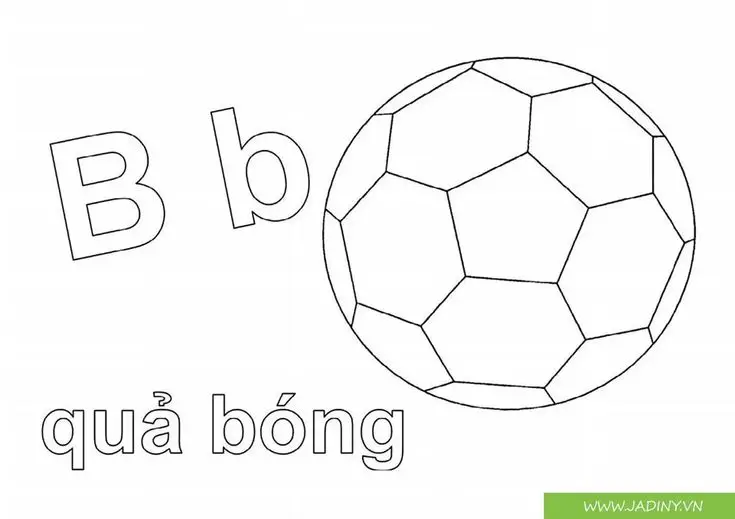 Tranh tô màu 29 chữ cái tiếng Việt giúp bé học tập 8