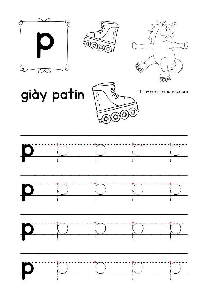Tranh tô màu 29 chữ cái tiếng Việt giúp bé học tập 10