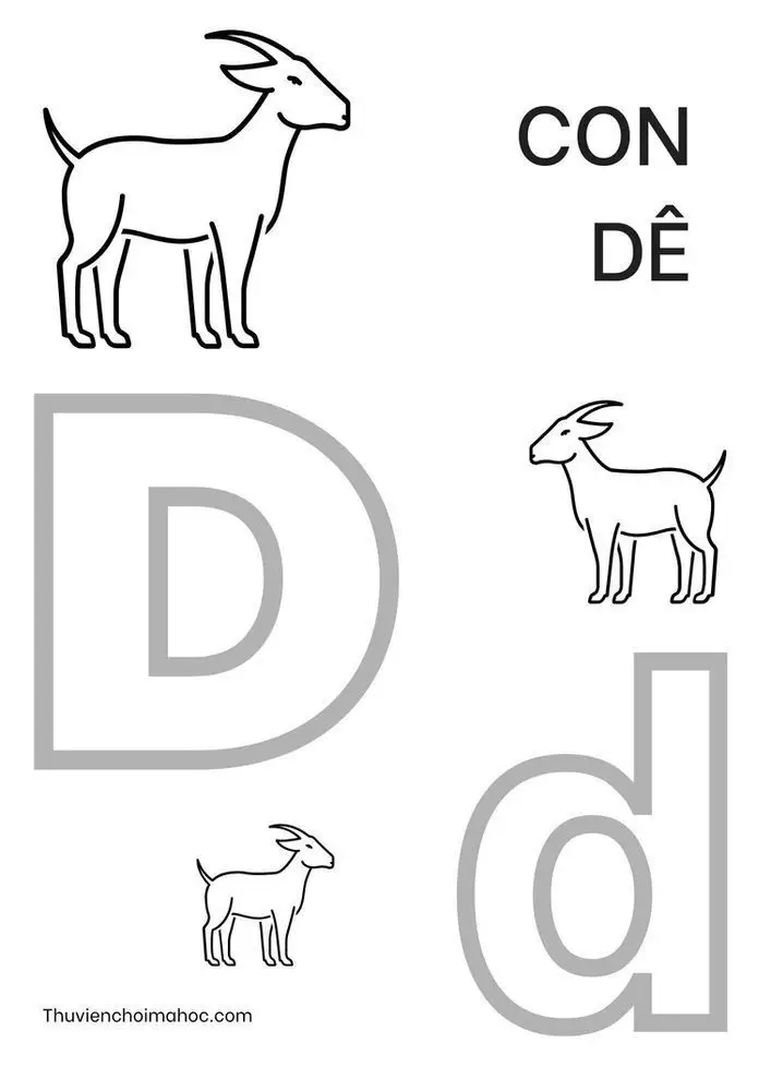 Tranh tô màu 29 chữ cái tiếng Việt giúp bé học tập 13