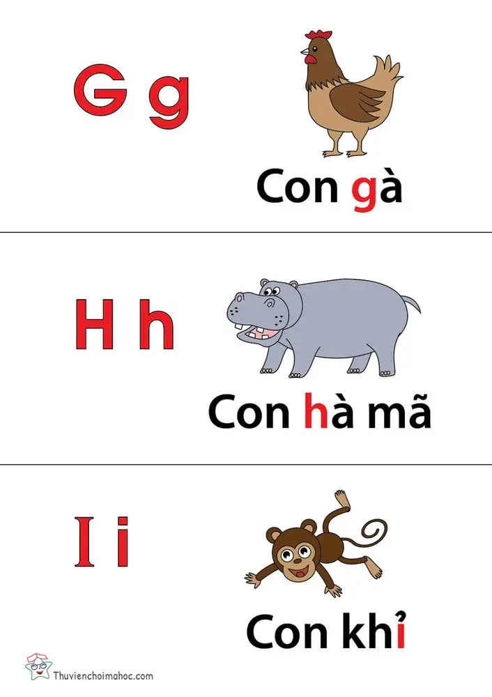 Tranh tô màu 29 chữ cái tiếng Việt giúp bé học tập 15