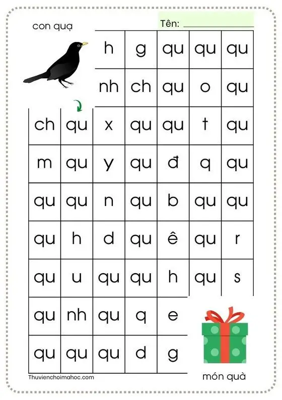 Tranh tô màu 29 chữ cái tiếng Việt giúp bé học tập 27